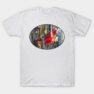 Deep Woodland Cardinal T-Shirt